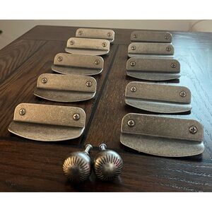 Hearth & Hand with Magnolia 3” Catalog Card Cabinet Drawer Pull Aged Pewter Set